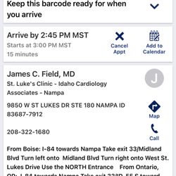 Idaho Cardiology Associates - Nampa - Always be sure to fill out the MyChart Questionaries before appt
