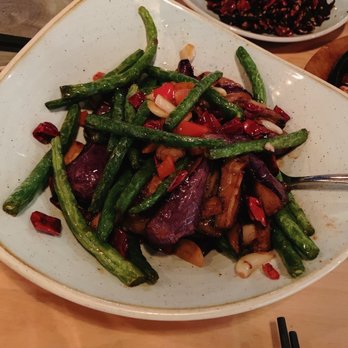 Sumiao Hunan Kitchen - String Bean with Eggplant - Chinese Near Me - Cambridge, Massachusetts