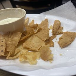Homemade chips but super greasy