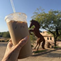 The caramel macchiato was perfect