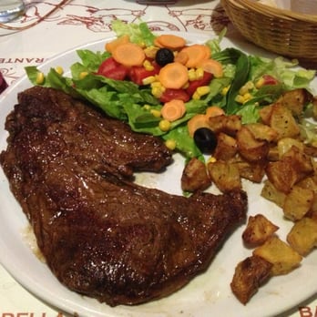 Baccanale Trastevere - Grilled Steak and roasted potatoes w/ green salad - Pubs Near Me - Rome, RM