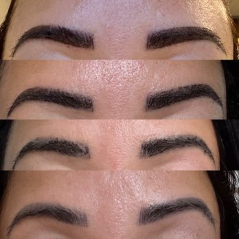 Advanced Brow Design - Top to bottom = first day of microblading to fully healed. - Permanent Makeup Near Me - San Diego, California Advanced Brow Design - Top to bottom = first day of microblading to fully healed. - Permanent Makeup Near Me - San Diego, California