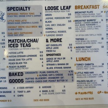 Little Miss Cafe - Menu (March 2026) - Cafes Near Me - Los Angeles, California Little Miss Cafe - Menu (March 2026) - Cafes Near Me - Los Angeles, California
