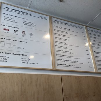 Boba Bliss - Part of the menu - Bubble Tea Near Me - Dublin, California