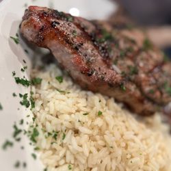 Four Seasons - Grilled pork chops  Rice pilaf