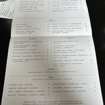 Alleia - Menu - Italian Near Me - Chattanooga, Tennessee