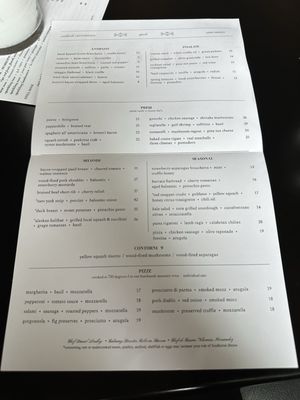 Menu photo 4 Alleia Chattanooga, TN