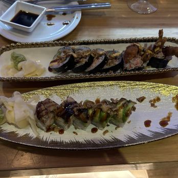 Jing - Dragon Roll and Soft Shell Crab Roll - Sushi Bars Near Me - Aspen, Colorado