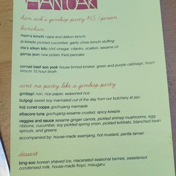 Han Oak - Summer 2023 menu - Korean Near Me - Portland, Oregon Han Oak - Summer 2023 menu - Korean Near Me - Portland, Oregon