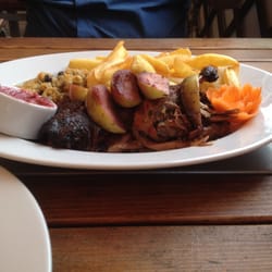 Restauracja Przystań - Duck dish with fries