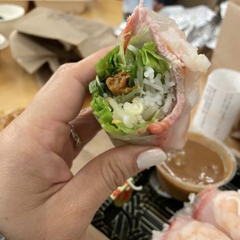 Lee’s Sandwiches - 3 Same Spring Rolls - bbq pork shrimp - Sandwiches Near Me - Santa Clara, California