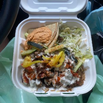 Hefty Gyros - Gyro platter! - Food Trucks Near Me