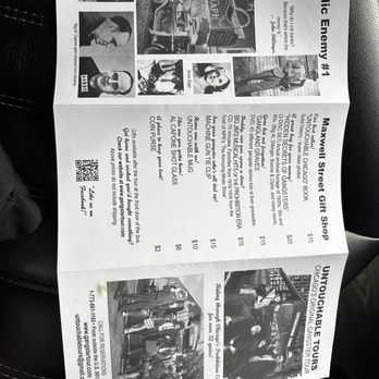 Chicago Prohibition Tours - Pamphlet - Tours Near Me - Chicago, Illinois Chicago Prohibition Tours - Pamphlet - Tours Near Me - Chicago, Illinois