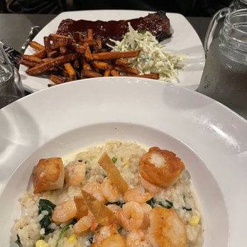 South Ocean Grill - Ribs and scallop risotto - Burgers Near Me - Patchogue, New York