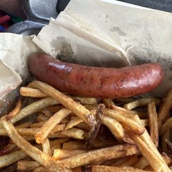 Blister's BBQ - Not a brat. Don't order it.