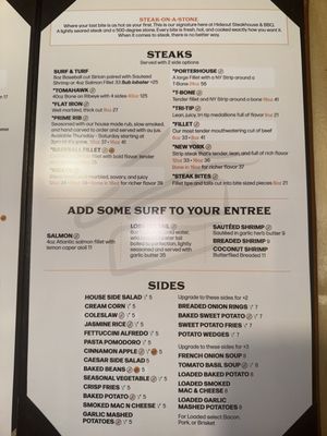 Menu photo 6 Hideout Steakhouse & BBQ Casa Grande, AZ Menu photo 6 Hideout Steakhouse & BBQ Casa Grande, AZ