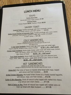 Menu photo 5 Vinton Cafe Vinton, VA