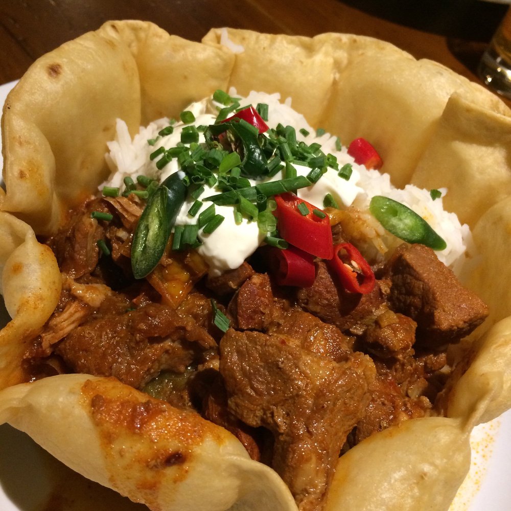 Clachaig Inn - Very good chilli with pork shoulder and chorizo. - Pubs Near Me Clachaig Inn - Very good chilli with pork shoulder and chorizo. - Pubs Near Me