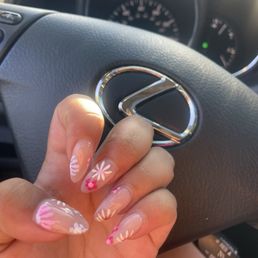 summer nails from last year so pretty