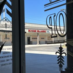 Beyond Billiards - Outside of Beyond Billiards from the barber shop in the same shopping center