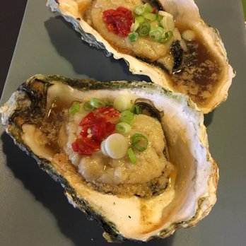 LETS Grill Restaurant - Fresh broiled garlicky oysters full of umame - Chinese Near Me - Edmonton, Alberta