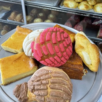 Guadalajara Bakery - a variety of pastries on a plate - Bakeries Near Me - Chino, California Guadalajara Bakery - a variety of pastries on a plate - Bakeries Near Me - Chino, California