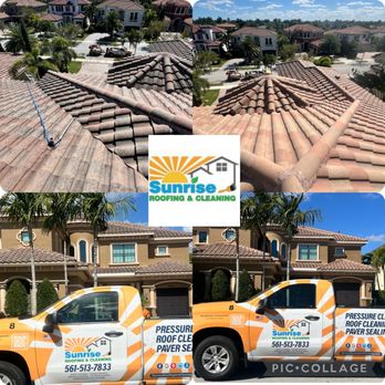 Sunrise Roofing and Cleaning - Before and after - Pressure Washers Near Me - Boynton Beach, Florida Sunrise Roofing and Cleaning - Before and after - Pressure Washers Near Me - Boynton Beach, Florida