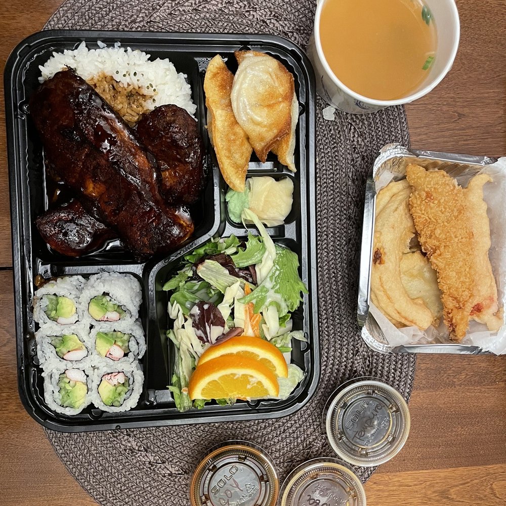 Kiori kitchen - Spicy salmon bento box for takeout - Japanese Near Me - Morris Plains, New Jersey Kiori kitchen - Spicy salmon bento box for takeout - Japanese Near Me - Morris Plains, New Jersey