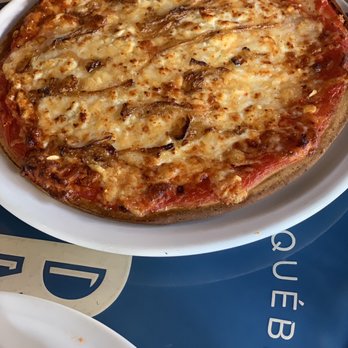 Sapristi - Four cheese gluten free pizza - Italian Near Me - Quebec City, Quebec Sapristi - Four cheese gluten free pizza - Italian Near Me - Quebec City, Quebec