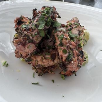 Char & Lemon - CHARRED OCTOPUS potato, lemon aioli, tarragon, parsley - Italian Near Me - Oxford, Connecticut