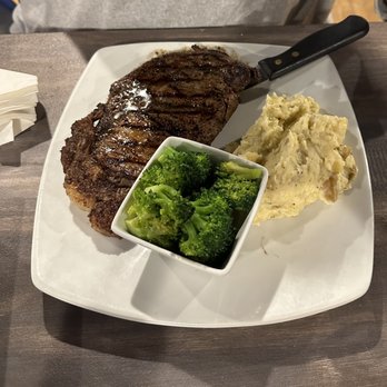 Waters Edge Dock and Grill - 16 oz Ribeye - New American Near Me - Salisbury, North Carolina