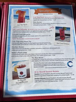 Menu photo 4 The Crab Trap, Destin Destin, FL Menu photo 4 The Crab Trap, Destin Destin, FL