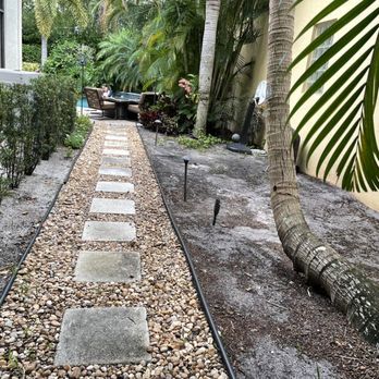 Hitching Post Distributing - This is the before pictures of my backyard - Artificial Turf Near Me - Delray Beach, Florida