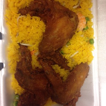 China One - 3 chicken wings and shrimp fried rice - Chinese Near Me - Bear, Delaware