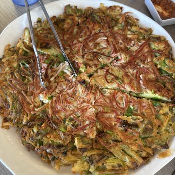 Rice Meats Soup - 21. Seafood Pancake - Asian Fusion Near Me - Buena Park, California Rice Meats Soup - 21. Seafood Pancake - Asian Fusion Near Me - Buena Park, California