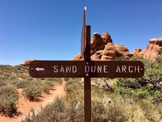 Sand Dune Arch by null