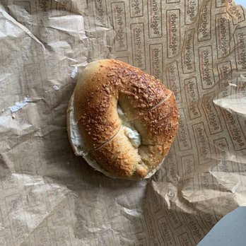 Bagels 'n Grinds - Asiago Bagel 'n Cream Cheese - Breakfast & Brunch Near Me - Hanover, Maryland Bagels 'n Grinds - Asiago Bagel 'n Cream Cheese - Breakfast & Brunch Near Me - Hanover, Maryland