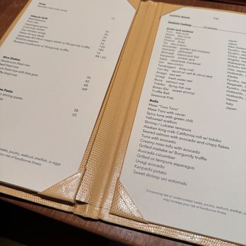 Kappo Masa - Menu - Sushi Bars Near Me - New York, New York