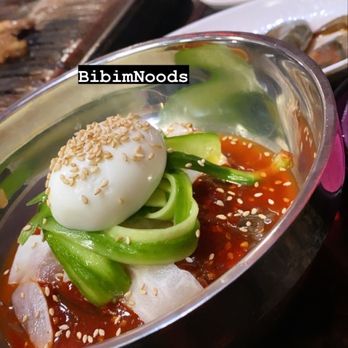 JJ Korean BBQ - Bibim Noodles. Honestly amazing. - Barbeque Near Me - Sacramento, California