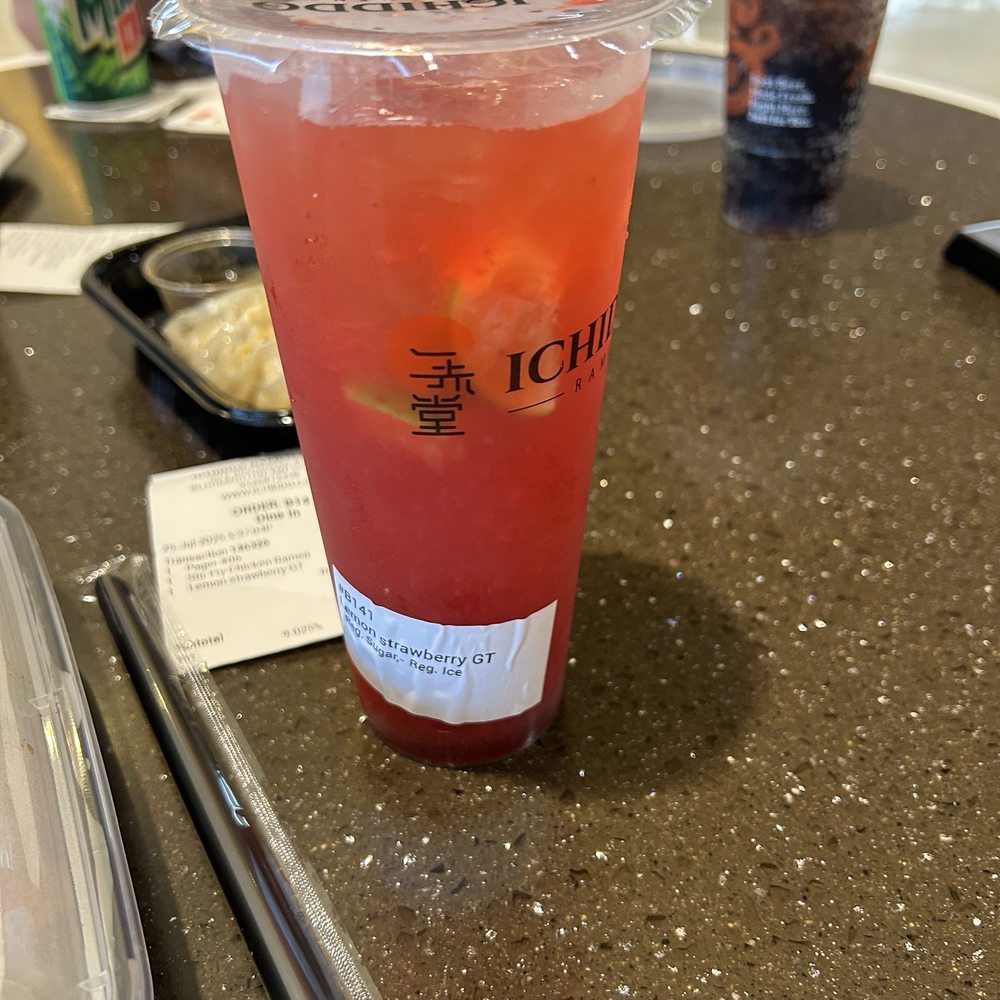 Ichiddo Ramen - Lemon Strawberry Green Tea - Ramen Near Me - Bloomington, Minnesota Ichiddo Ramen - Lemon Strawberry Green Tea - Ramen Near Me - Bloomington, Minnesota