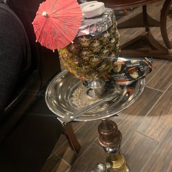 The Torch Cigar & Hookah Lounge - Pineapple head hookah. Get the Torch blend. - Hookah Bars Near Me - Lockport, Illinois