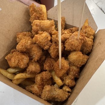 Snowcano - Popcorn Chicken Combo - Shaved Ice Near Me - Katy, Texas