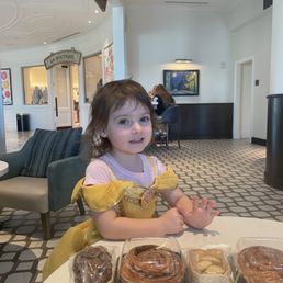 Cinnamon rolls, chocolate banana bread, madeleines