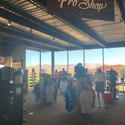 They have a small pro shop