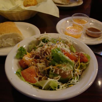 Crow's Country Cafe - Fresh salad, dressing and bread at Crow's Country Cafe - American Near Me - Anna, Texas Crow's Country Cafe - Fresh salad, dressing and bread at Crow's Country Cafe - American Near Me - Anna, Texas