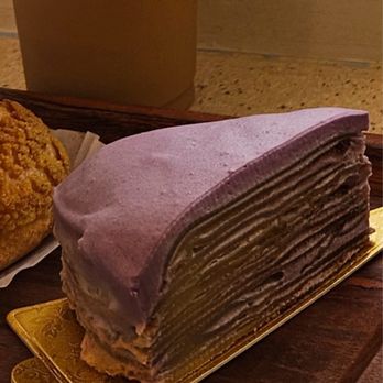 Choux-Venue Bakery Cafe - Ube crepe cake - Bubble Tea Near Me - Clearwater, Florida Choux-Venue Bakery Cafe - Ube crepe cake - Bubble Tea Near Me - Clearwater, Florida