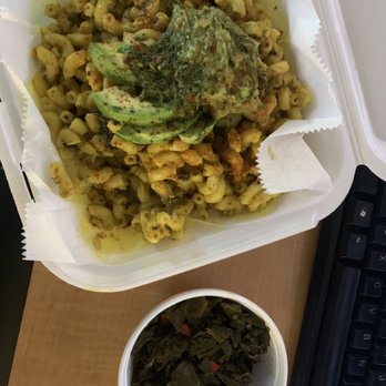 Life Bistro - Rasta Pasta and Smoky Collard Greens - Vegan Near Me - Atlanta, Georgia