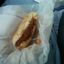 Stadler's Grocery - Their really nice chili dog