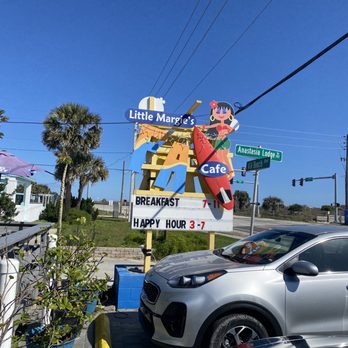 Little Margie's FA Cafe - a little margie's sign - New American Near Me - Saint Augustine Beach, Florida