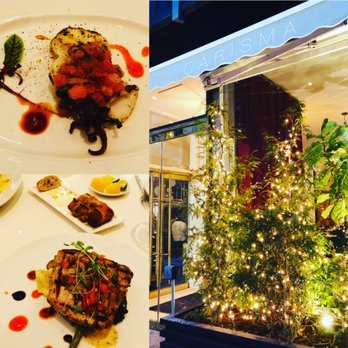 Carisma - Carisma Restaurant - Grilled Calamari and Ahi Tuna Entree - Italian Near Me - Toronto, Ontario